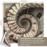 Card Spiral Staircase Jigsaw Puzzles 1000 Pieces